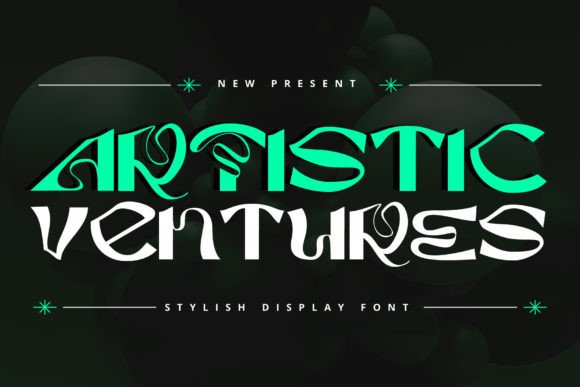 Artistic Ventures: A Whimsical Display Typeface for Web Design