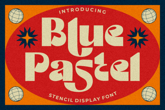 Blue Pastel Font: A Groovy Display Typeface for Modern Marketing