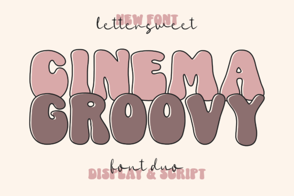 Cinema Groovy: A Retro Display Font for Campaign Design