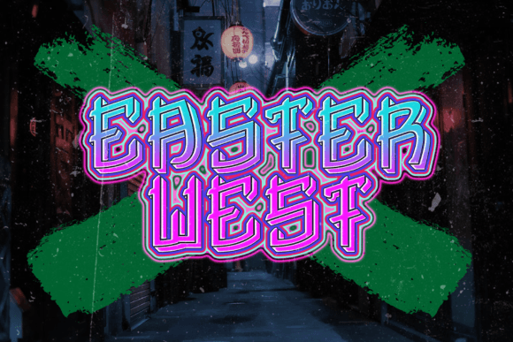 Easter West: A Sharp Display Font for Clearer Campaigns