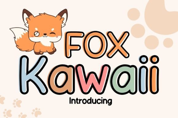 Fox Kawaii: A Playful Display Font for Makers