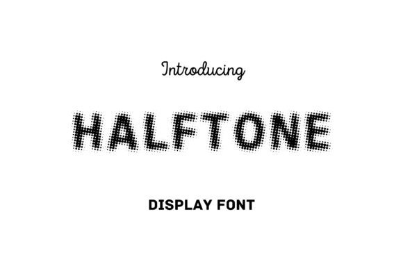 Halftone Font in Handmade Products: A Maker's Review