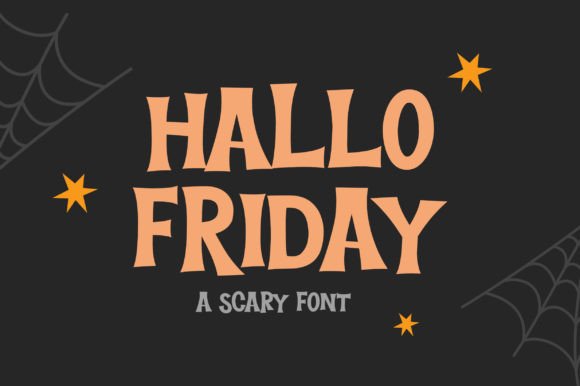 Hallo Friday Font: Hand-Drawn Type for Halloween Campaigns