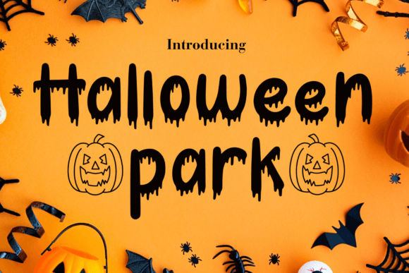 Halloween Park: A Display Font That Brings Seasonal Layouts to Life