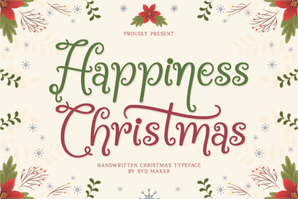 Happiness Christmas: A Font Designed for Seasonal Campaigns