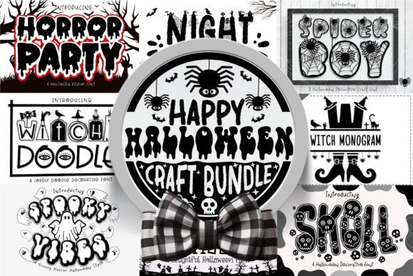 Happy Halloween Bundle: A Spooky Display Font for Web Designers