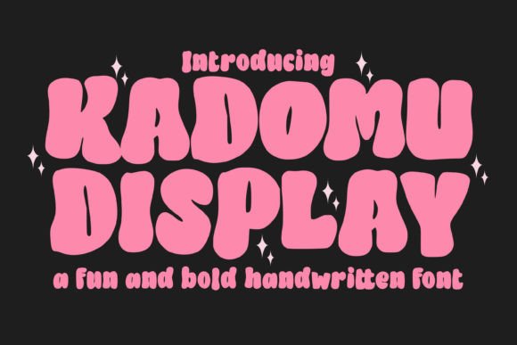 Kadomu: A Font Made for Handmade Magic
