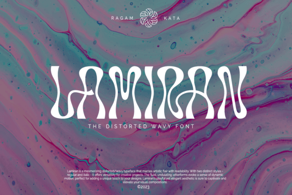 Lamiran: A Display Font for Editorial Warmth and Whimsy