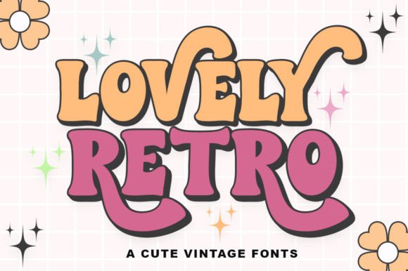 Lovely Retro: A Playful Display Font for Editorial Design