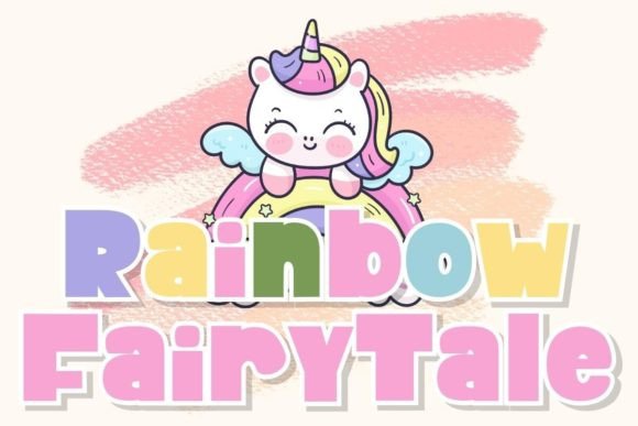 Rainbow Fairytale: A Magical Display Font for Makers