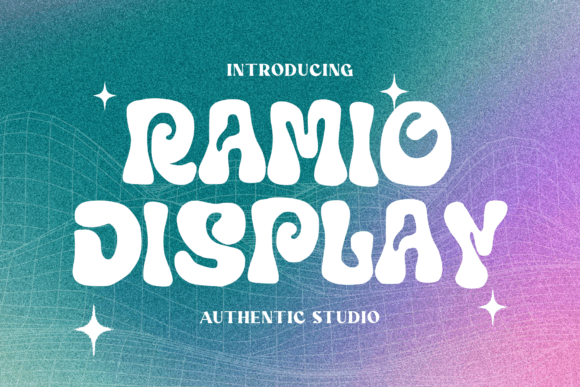 Ramio: A Groovy Display Font with Fluid Energy