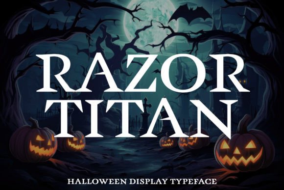 Razor Titan: A Razor-Sharp Display Font for Creatives