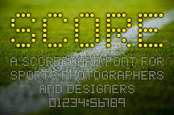 Score: A Font That Brings Bold, Sporty Energy to Business Branding