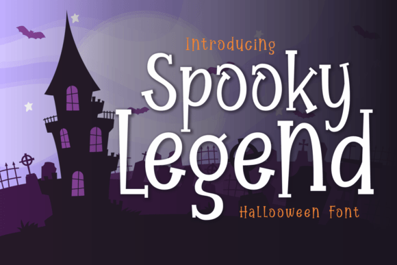 Spooky Legend Font: A Handwritten Halloween Typeface for Makers