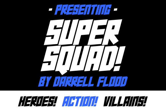 Super Squad: A Bold Comic Font for Handmade Sellers