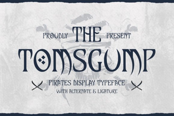 Tomsgump Display Font for Bold Editorial Style