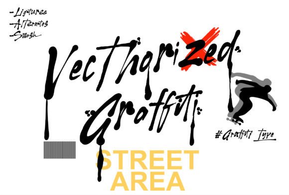Vecthorized Graffiti: The Display Font for Handmade Goods