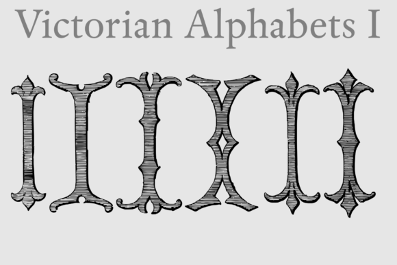 Victorian Alphabets I Font for Creative Handmade Projects