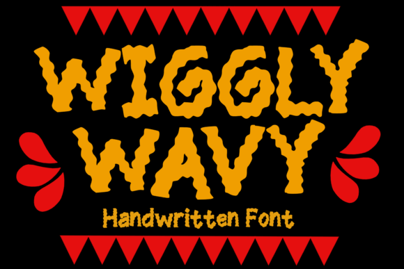 Wiggly Wavy Font: A Playful Display Typeface